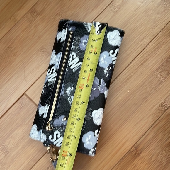 Steve Madden wallet great used condition black grey magnolia gold - Picture 10 of 11